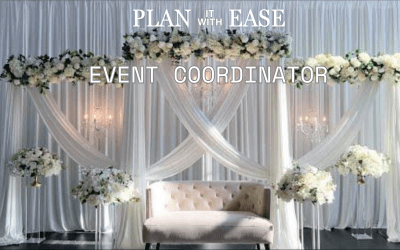 Plan It With Ease event backdrop